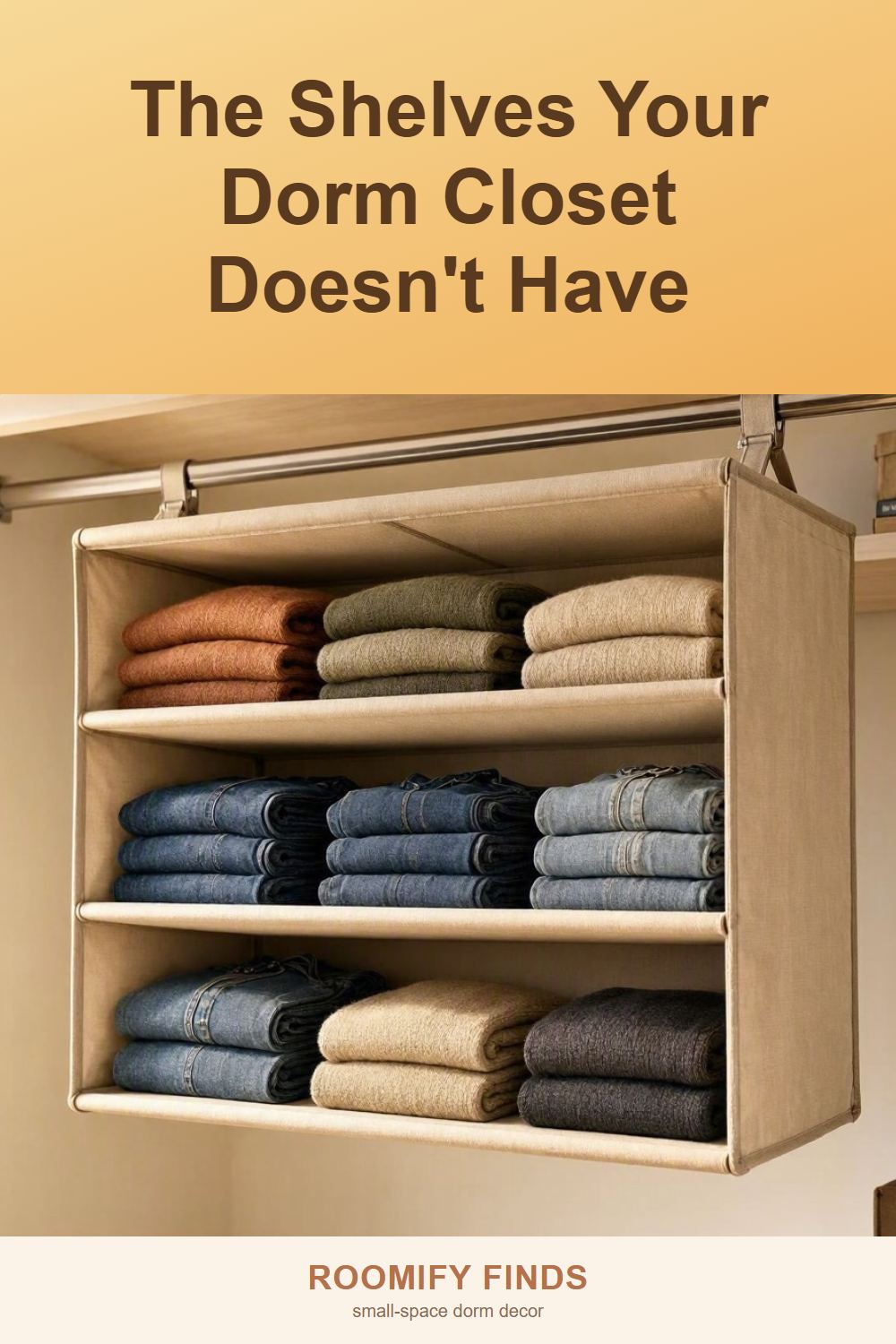 The Shelves Your Dorm Closet Doesn't Have